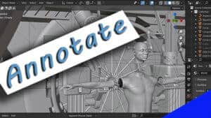 How to Make Annotations in Blender 3D (The Annotate Tool)