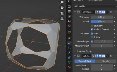 How to Use the Wireframe Modifier in Blender 3D (Full Guide)