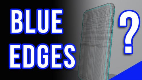 Why are Some Edges Blue in Blender 3D?