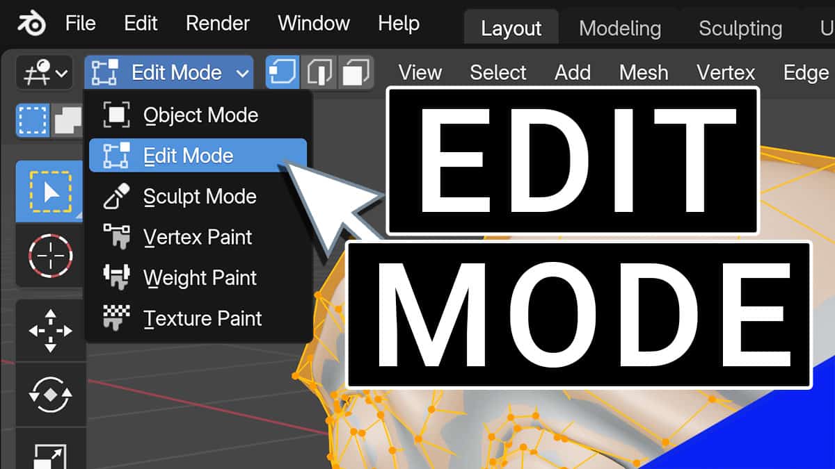 Edit Mode in Blender